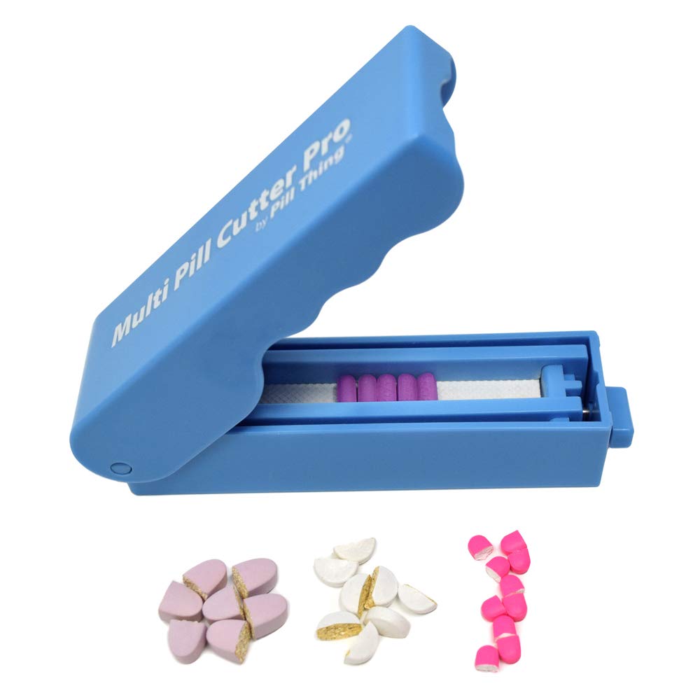 PILL THING Multi Pill Cutter Pro - Large Pill Splitter Cuts Multiple Pills Easily, Cleanly & Precisely