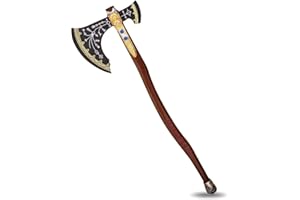 BROTHERHOOD COLLECTIONS God of War Axe | Handmade God of War Axe with Leather Sheath | GOW Axe for Cosplay/Gift (B-51)