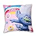 Trolls Square Cushion Pillow, Polyester, Purple