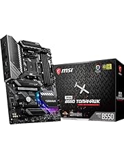 MSI MAG B550 Tomahawk Gaming Motherboard (AMD AM4, DDR4, PCIe 4.0, SATA 6Gb/s, M.2, USB 3.2 Gen 2, HDMI/DP, ATX)
