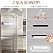 LED Closet Lights, Zanflare Portable Motion Sensor Closet Light Wireless 10 LED Under Cabinet Light Battery Operated, Magnetic Strip Stick on Anywhere for Kitchen Wardrobe Hallway Stairway, 3 Pack