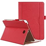 ProCase Samsung Galaxy Tab A 8.0 Case (2015 Old Model) - Standing Cover Folio Case for 2015 Galaxy Tab A Tablet (8.0 inch, SM-T350 P350) -Red