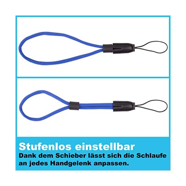Lens-Aid Handschlaufe aus Stabiler Schnur für Kamera: Runder Kameragurt fürs Handgelenk geeignet für Canon, Nikon, Sony… – Bild 3