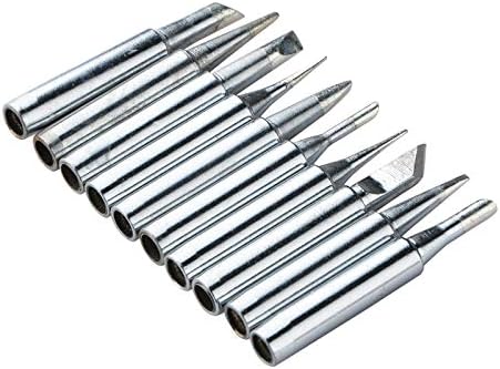 JIALIUJ 10pcs 900M-T Soldering Iron tip 900M-T-I B K 2C 3C 4C 1.2D 1.6D 2.4D 3.2D or Hakko Saike aoyue Lucky Solder Tips 936 937 New