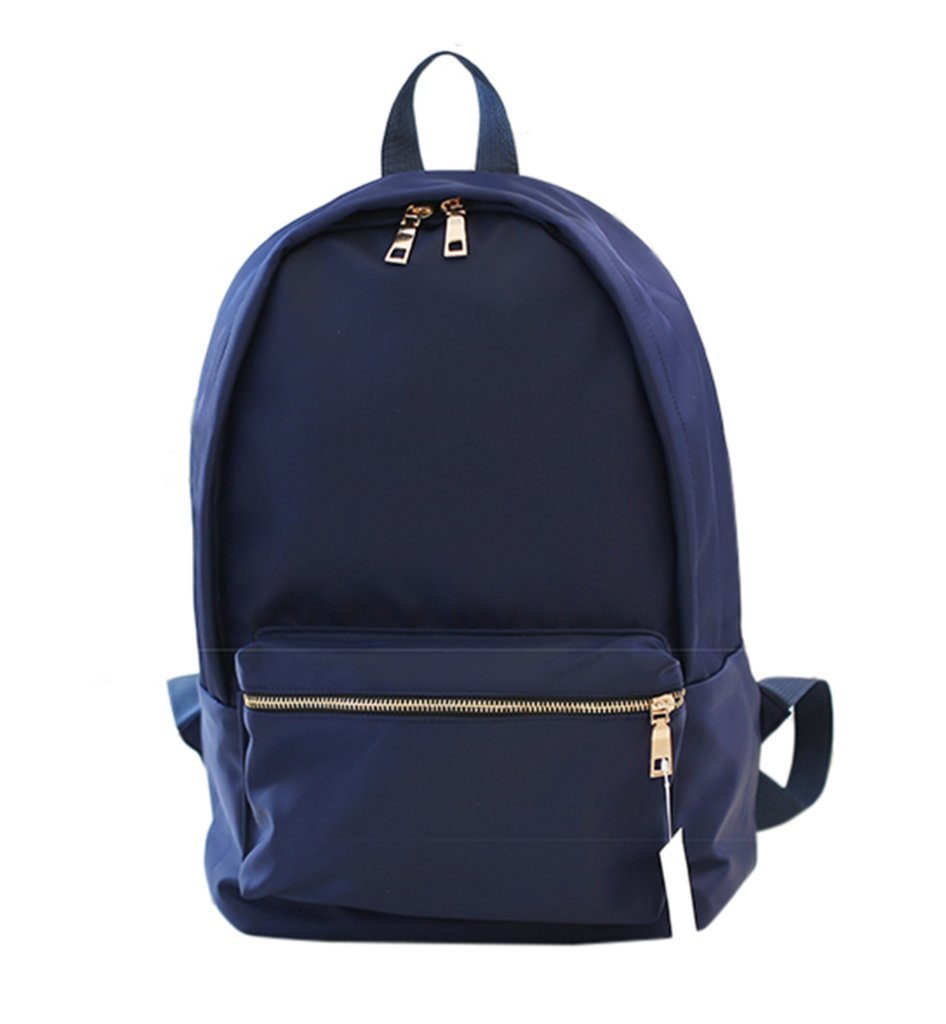 Drasawee Waterproof Backpack Casual School Bag Daypack for Women Navy Blue