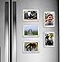 Fridgepic Wood Magnetic Photo Picture Frames, Black - Set of 5 (4x6)