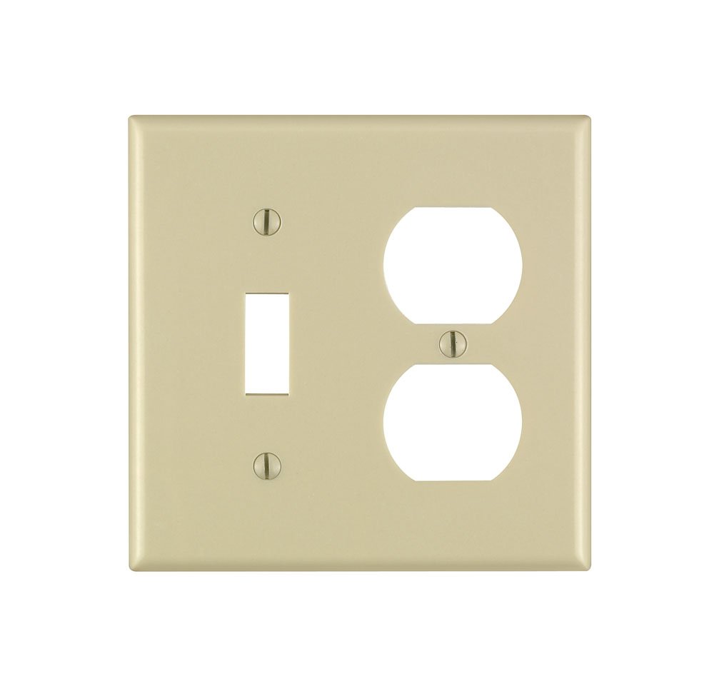 Leviton 86005 2-Gang 1-Toggle 1-Duplex Device