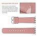 Fullmosa Leather Bands Compatible with Apple Watch 41mm 40mm 38mm 42mm 44mm 45mm 46mm 49mm Women Band Strap for iWatch Ultra 2/Ultra/10/9/8/7/6/5/4/3/2/1/SE2/SE, 42mm 41mm 40mm 38mm Pink