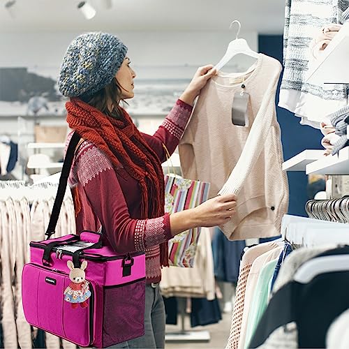 MYBAGZING Knitting Bag, Large Yarn Storage Organizer, Crochet Bags