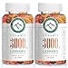 (2-Pack) Organic Hemp Chewy Bears - 3000MG - Active Joint & Muscle Relief, Better Sleep, Sweet & Sour, Infused with Colorado Grown Hemp, Rich in Omega 3-6-9 & Vitamin E, Non-GMO, Vegan.