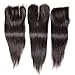 Unice Hair Malaysian Straight Virgin Human Hair Free Part 4X4 Lace Closure Natural Color