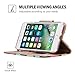 ProCase New Wallet Case for iPhone 8 Plus/7 Plus 5.5 Inch, Flip Fold Card Case Stylish Slim Stand Cover with Wallet Case Fits for iPhone 8 Plus/iPhone 7 Plus 5.5