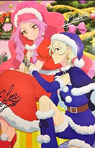 Amazon Co Jp アイカツスターズ ポスター エルザ フォルテ 騎咲レイ サンタ服 ホビー 通販