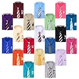 Boy's Dress Shirt, Necktie, and Hanky Set - Many Color and Pattern Combinations