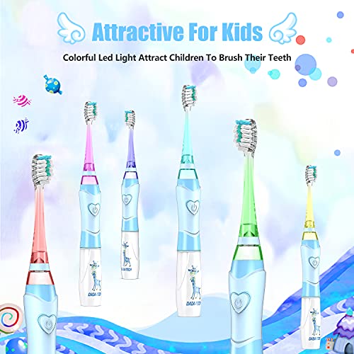 DADATECH Kids Electric Toothbrush Toddler Sonic Battery Powered