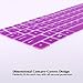 FORITO Keyboard Cover Compatible with HP OMEN 17 /HP 17.3 Business Gaming laptop /HP Envy 17 M7 /HP ENVY 17 17t /HP Pavilion 15.6 /HP Pavilion 17 17t (Purple)