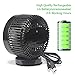 OPOLAR F111 Newest Version Rechargeable and Portable Desktop 4 Inch Mini USB Fan, with 2200mAh LG Battery for Home, Office and Travel - Stepless Wind Speed (Detachable Cover )