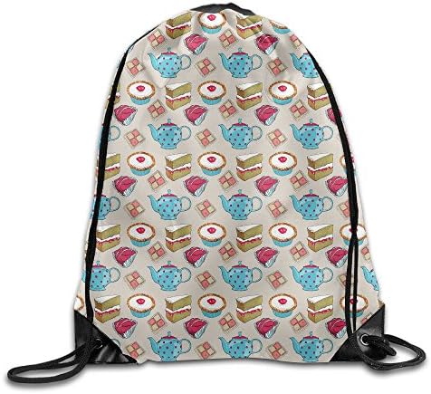 Final Cath Kidston Pattern Beam Drawstring Travelling Bundle Pocket Canvas Storage Gym Bag Ball Backpack