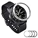 [Aluminum] Galaxy Watch 46mm Bezel Styling, Galaxy Gear S3 Frontier & Classic Bezel Ring Adhesive Cover Anti Scratch Aluminium Protection Tachymeter, Design for The Galaxy Watch Accessories - Silver
