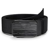 VANNANBA 1.5" Ratchet Stretch Belts for Men,Nylon Web Tactical Belt for Causal Golf Jeans-Elastic Adjustable Trim to Fit
