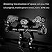 KANGBUKE Bike Handlebar Extender,Bicycle Handlebar Extension Aluminum Alloy Mount Holder Double Clamp Bike Bracket Bicycle Accessories for Flashlight Speedometer (Black)