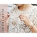 Fashionable Necklace Round Rose Shape of Oil Painting Long Pendant Necklaces for Women