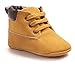 IOO Toddler Baby Boys Girls Snow Boots Easy On Warm Leather Sneakers Winter Flat Shoes (Infant/Toddler)