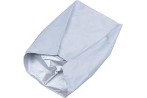 Vaguelly Waterproof Boat Seat Cover for Captain Chair Outdoor UV Resistant Protective Cover 56x61x64 Cm White