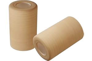 Eumyviv Frosted Glass Lamp Shade, 2pcs Cylinder Lampshade Cover Replacement with 1-5/8-Inch Opening for Chandelier Pendant Lighting Fixture A00079