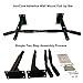 Iron Core Athletics Wall Mount Pull Up Bar - This Heavy Duty Wall Mount Pull Up Bar Has Four Mounting Bolts on Each Side Offering Superior Strength and More Secure Mounting