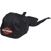 Harley-Davidson Men's Bar &amp; Shield Polyester One Size Headwrap - Solid Black