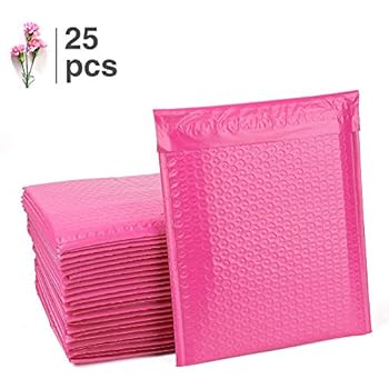 Fu Global #2 Pink Bubble Mailers 8.5x12 Inches Padded Envelopes Pack of 25