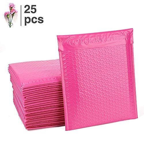 Fu Global #2 Pink Bubble Mailers 8.5x12 Inches Padded Envelopes Pack of 25