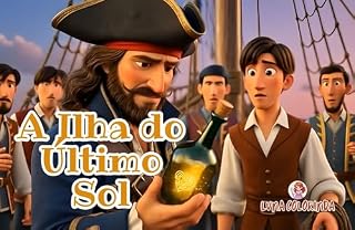 Livro Livro de história para colorir - Série "Aventura" - Volume 2 - "Pirata Baltazar em: A Ilha do último sol"