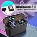 Wireless Earbuds Bluetooth V5.0 Headphones, IPX5 Waterproof in-Ear Wireless Charging Case TWS Noise Canceling Handsfree Bass Stereo in-Ear Earbuds Earphones (Black)thumb 4