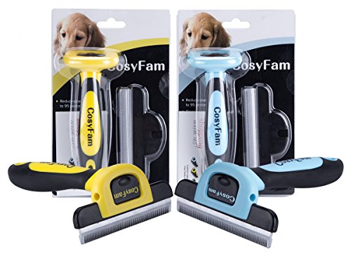 Cosyfam Dog Brush Cat Brush De Shedding Brush Grooming Tool For