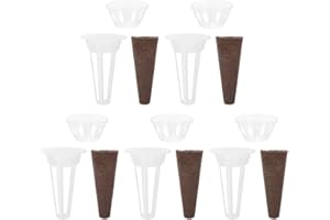JOINPAYA 15pcs Hydroponic Growing Basket Kit with Sponges and Insulation Lids for Indoor Soilless Planting