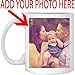 Personalized Coffee Mug for Father Day - Add Your Photo/Logo to Customized Travel, Beer Mug - Unique Custom Gift (White, 11 oz)