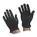 Beaded Cotton Parade Standard Length Gloves - White or Black