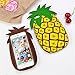 iPhone SE Case, MC Fashion Cute Vivid 3D Summer Fruit Pineapple Soft Silicone Phone Case for Apple iPhone 5/5S/SE (Pineapple)