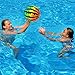 POKONBOY Pool Toys Game Ball - Swimming, Diving Pool Game Toys for Kids, Used for Basketball, Football & Rugby Under Water Games Summer Parties for Kids Adults (Rainbow)