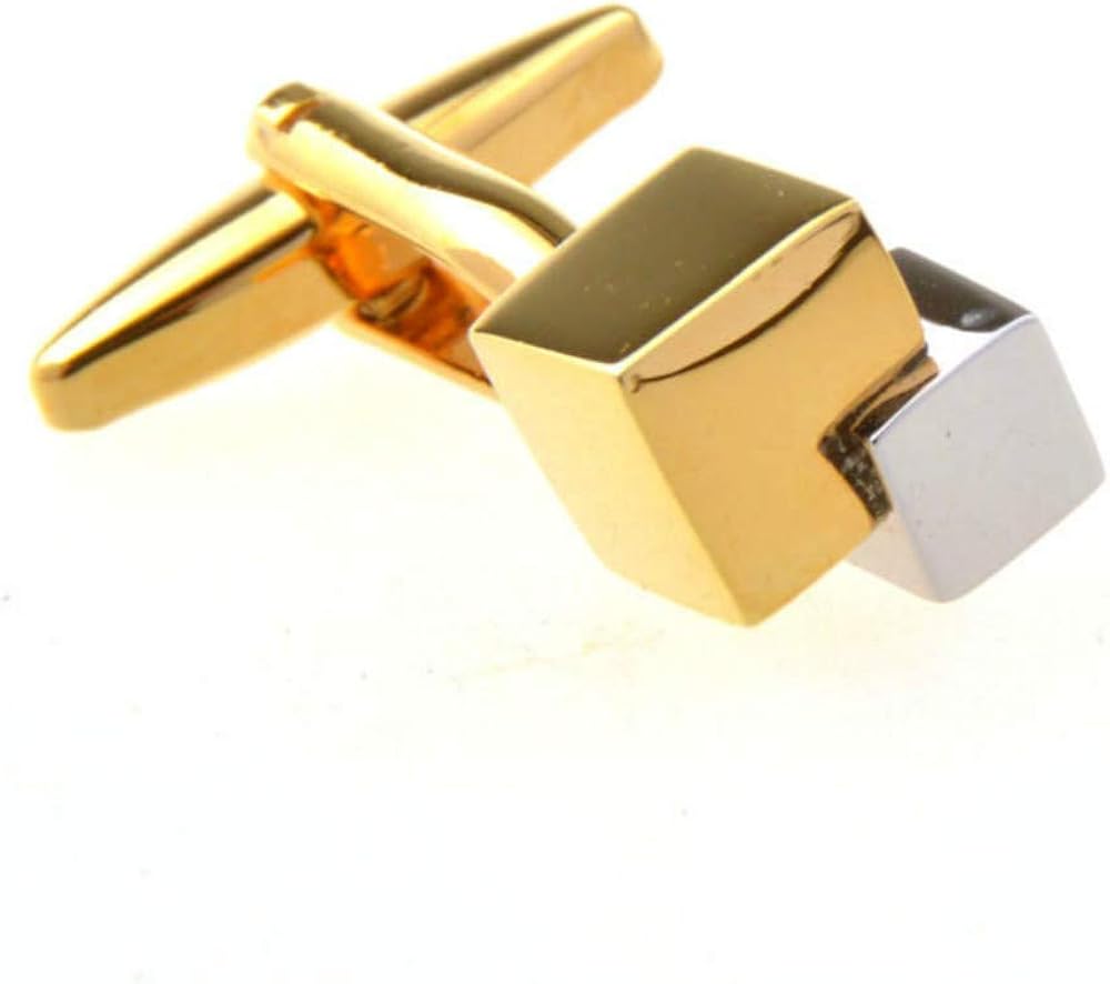 Homxi Manschettenknöpfe Herren Rosegold - Edelstahl Matt Quadrat | Elegante Hemd Accessoires