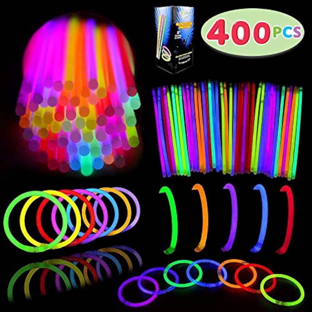 Glow Sticks Bulk 400 8" Glowsticks (Total 800 Pcs 7 Colors) Bracelets In The eBay