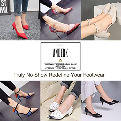 ANDERK 10 paar Womens Low Cut Sokken No Show Toe Cover Half Onzichtbare Katoen Topper Liner met Naadloze - Image 4