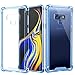 MoKo Case Compatible with Samsung Galaxy Note 9, Crystal Clear Shockproof Case Reinforced Corners TPU Bumper + Anti-Scratch Rugged Transparent Panel Cover Fit Galaxy Note 9 (2018) 6.4