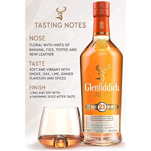 GLENFIDDICH 21jahre Reserva Rum Cask Finish Whisky - 0,7L - DE – Bild 5
