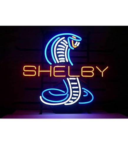 Amazon.com: Neonetics Shelby Cobra Circle NEON Sign with Backing