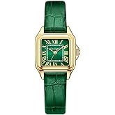 Szaikyri Classic Square Watch for Women Ladies Dress Watch | Water Resistant | Solid Stainless Steel Band | Dainty Vintage Design | Long-Last Vacuum Plating | Japanese Precise Movement