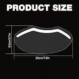 Siqian Clear Face Visors 10 Pcs Eye Shield Transparent Eyelash Shield Shower view 2
