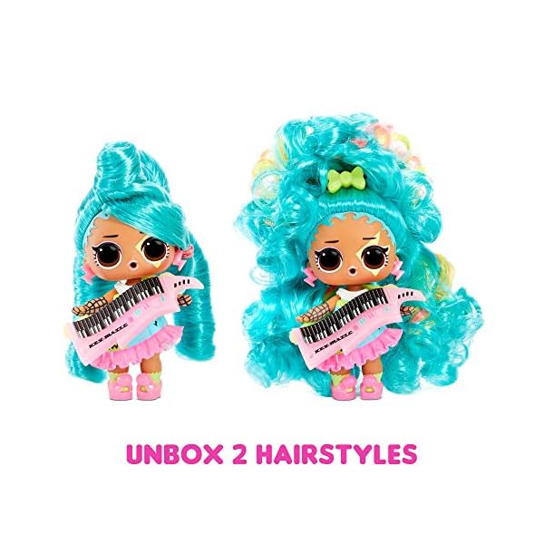 LOL Surprise Remix Hair Flip Dolls – Collectable - 15 Surprises - With Hair Reveal, Accessories and Music